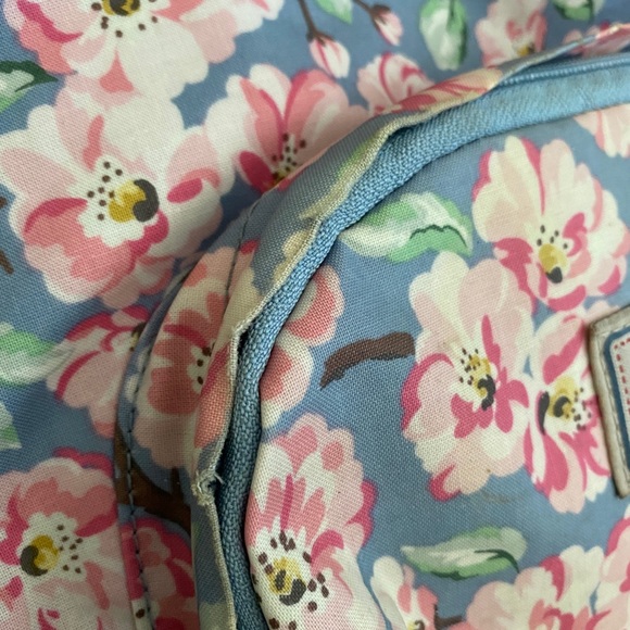 Cath Kidston Waxed Cotton Floral Laptop Backpack - Picture 13 of 13